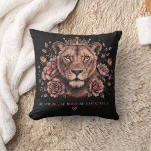 Coussin Soyez Fort Soyez Audacieux Soyez Inarrêtable Couro
