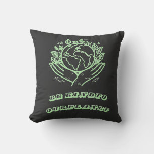 Coussin Soyez gentil avec notre planète : Caring Hands Ear