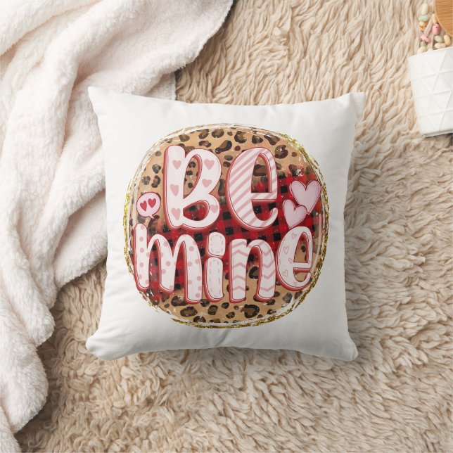 Coussin Soyez mes Valentines personnalisées (Couverture)