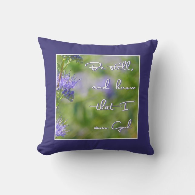 Coussin Soyez tranquilles  (Recto)