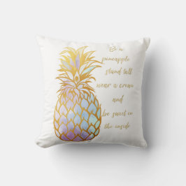Coussin Soyez un carreau d'ananas