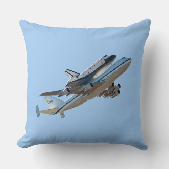 Coussin Space Shuttle Endeavour photo de vol final (Recto)