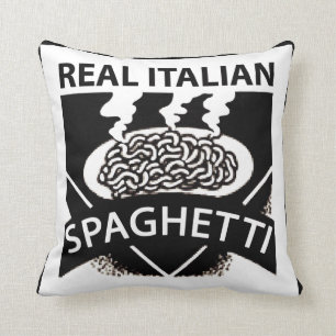 Coussin Spaghetti italien réel