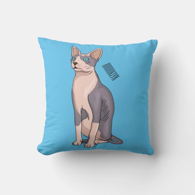 Coussin Sphynx cat (Recto)