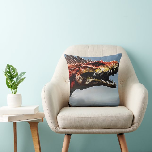 Coussin Spinosaurus Dinosaure, (Chaise)