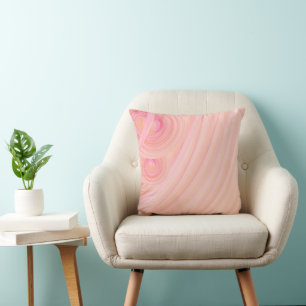 Coussin Spirales de Pastel roses et de Peach