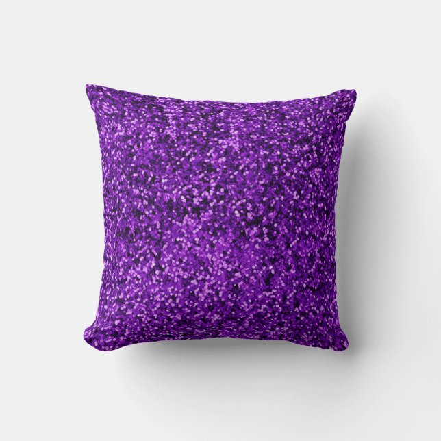 Coussin Spiritueux violet et rose (Recto)