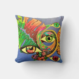 Coussin SplendidLee - Oeil couleur Abstrait Jeu d'oreiller