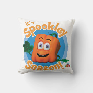Coussin Spookley le Citrouille Carré | C'est la saison de 