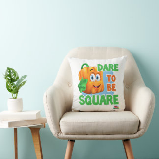 Coussin Spookley le Citrouille Carré | OSEZ ÊTRE CARRÉ !