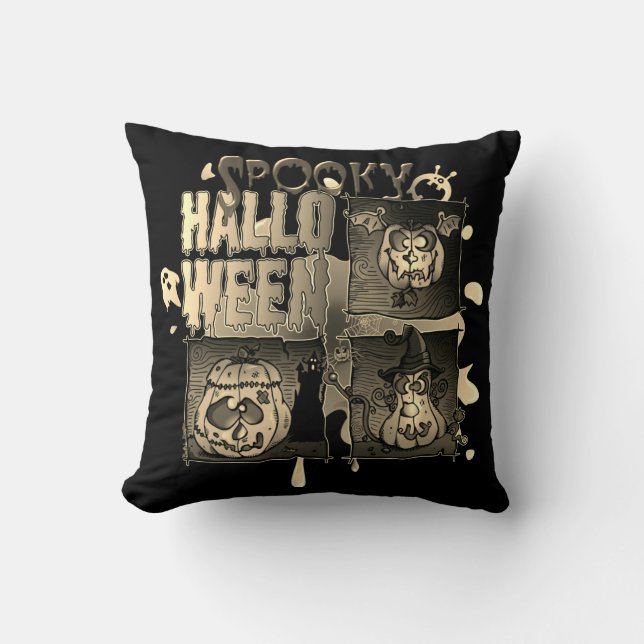 Coussin Spooky Halloween (Recto)