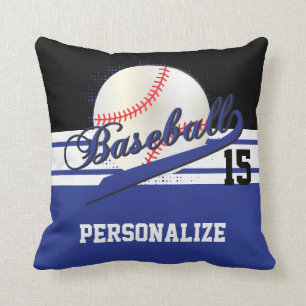 Coussin Sport de baseball  Nom et numéro DO-IT-YOURSELF  
