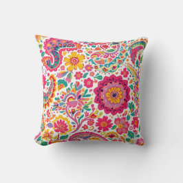 Coussin Spring Floral Paisley cushion