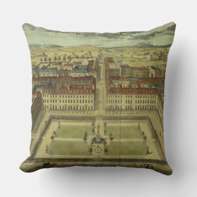 Coussin Square de Soho ou de Roi, pour la 'enquête de (Recto)