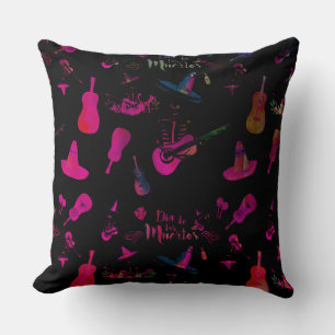Coussin Squelette de fête Mariachi - Día de los Muertos