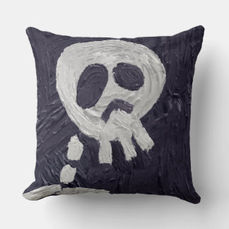 Coussin squelette d'Halloween