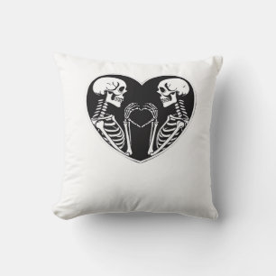 Coussin Squelette Mains Coeur Signer Halloween Costume Ret
