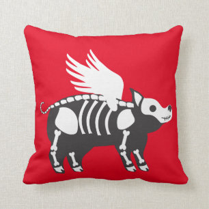 Coussin squelettique de porc