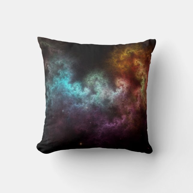Coussin Squiggley Nebula Star Dust Cloud CRQENH (Recto)
