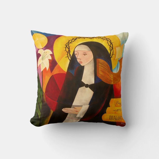 Coussin St Catherine de Sienne 2007 (Recto)