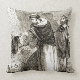 Coussin St Patrick marquant le bouclier de Connal avec la