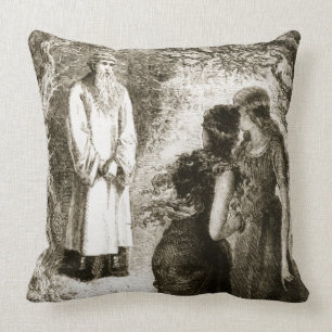 Coussin St Patrick s'est réuni par des vierges dans le