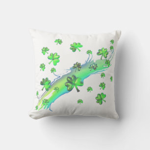 Coussin St. Patricks Day Design Shamrock