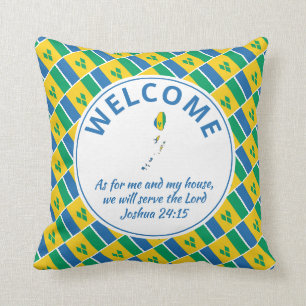 Coussin ST VINCENT Custom Christian Welcome