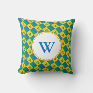Coussin ST VINCENT GRENADINES Monogramme Nation Bénéficiai