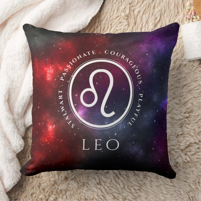 Coussin Starfield Leo Lion Western Zodiac (Couverture)