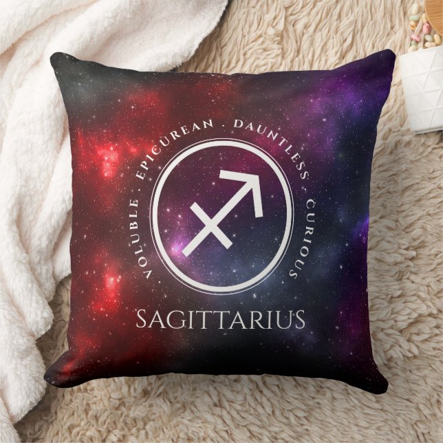 Coussin Starfield Sagittarius Archer Western Zodiac (Couverture)