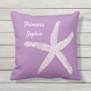 Coussin Starfish Coastal Beach Nom du prêteur Modèle Cut