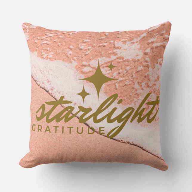 Coussin starlight gratitude (Recto)