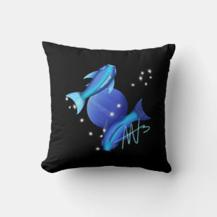 Coussin Starry Pisces Neptune Zodiac