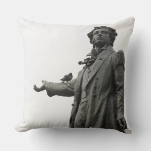 Coussin Statue d'Alexandre Pouchkine, Saint-Pétersbourg