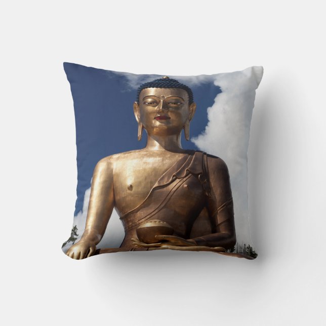 Coussin Statue de Bouddha assis (Recto)