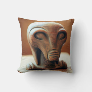 Coussin Statue de l'Alien antique