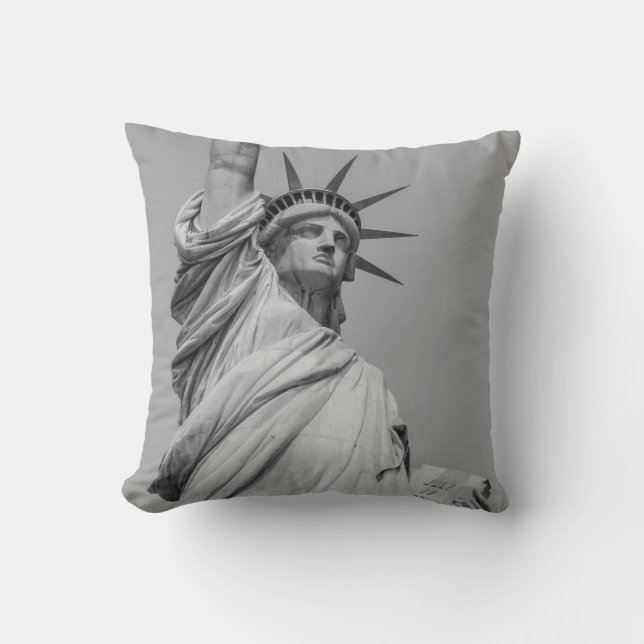 Coussin Statue de taie d'oreiller de liberté (Recto)