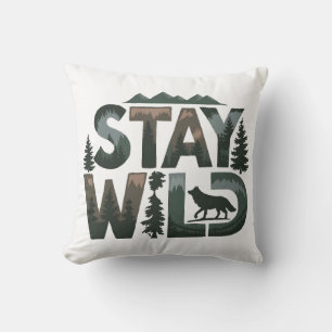Coussin Stay Wild - Conception inspirée de la nature