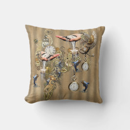 Coussin Steampunk Graphic Element Collections sur cuir