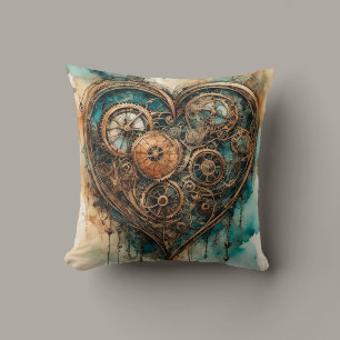 Coussin Steampunk Love