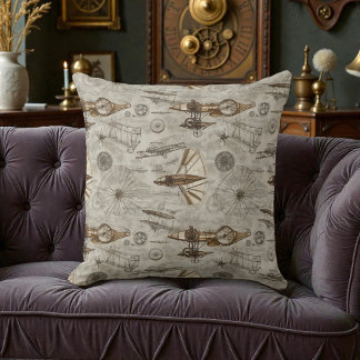 Coussin Steampunk Victorien