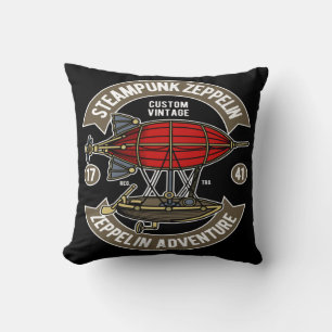 Coussin Steampunk Zeppelin