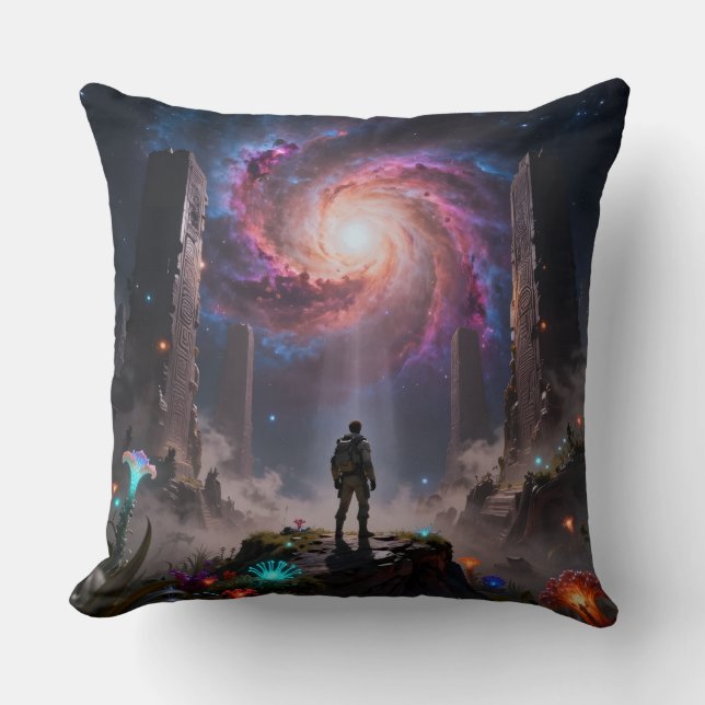 Coussin Stellar Path – Journey Through the Universe´3 (Recto)