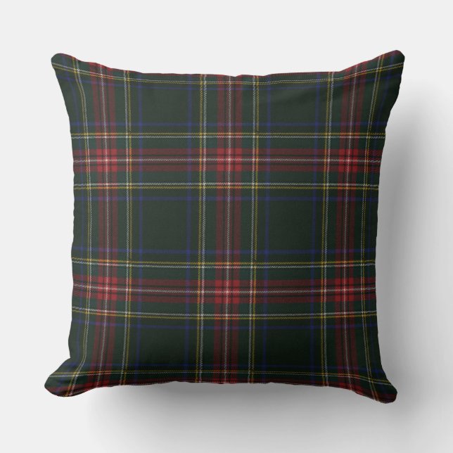 Coussin Stewart Black Original Tartan écossais (Recto)