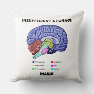Coussin Stockage insuffisant à l'intérieur de l'Humour d'a