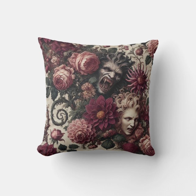 Coussin Story of Blood – Gothic Victorian (Recto)