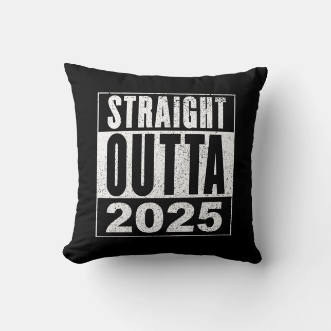 Coussin Straight Outta 2025 (Recto)
