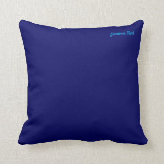 Coussin Stratos Vibrant Style Côtier Bleu -