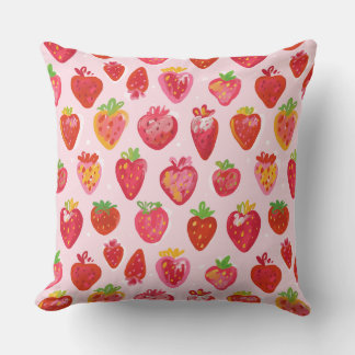 Coussin Strawberry Delight Pattern